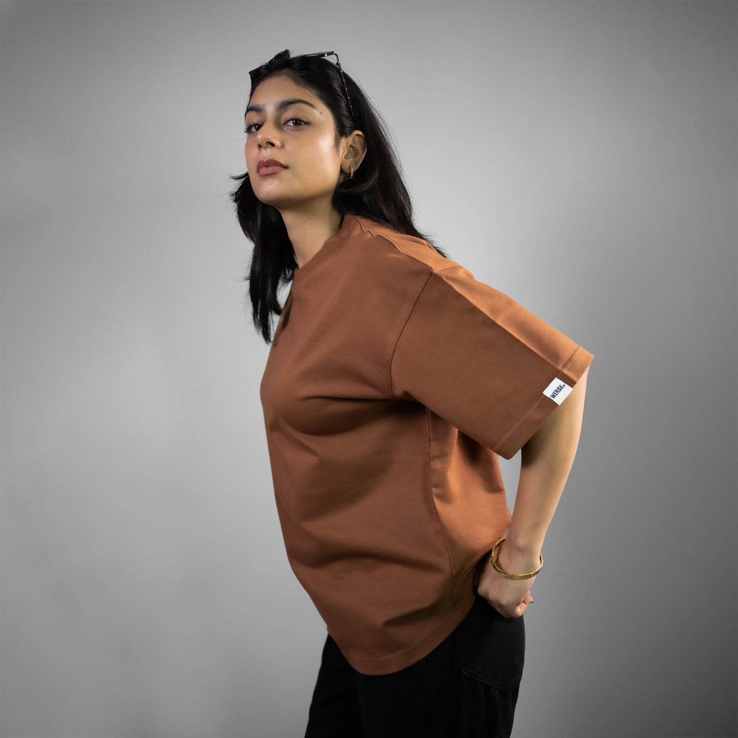 Mocha Solid T-shirt